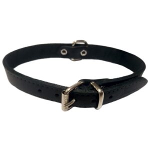 COLLAR CUERO LISO 12x300mm. NATURAL