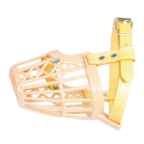 BOZAL PLASTICO Y PIEL 6,5cmx7,8x9,8cm ** - Imagen 3
