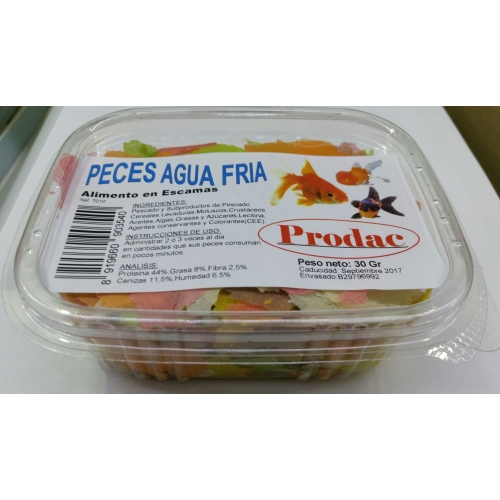 PECES AGUA FRIA PRODAC 30 GR. - Imagen 2
