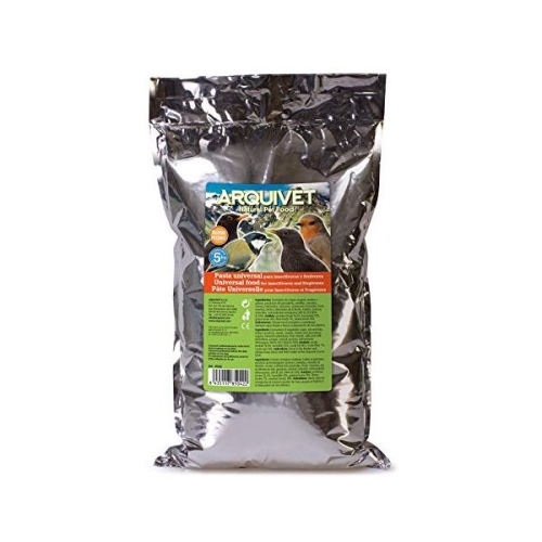 PASTA UNIVERSAL INSECTIVOROS Y FRUTIVOROS 1 Kg. ARQUIVET - Imagen 2