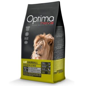 OPTIMA NOVA CAT HAIRBALL 6 KG.