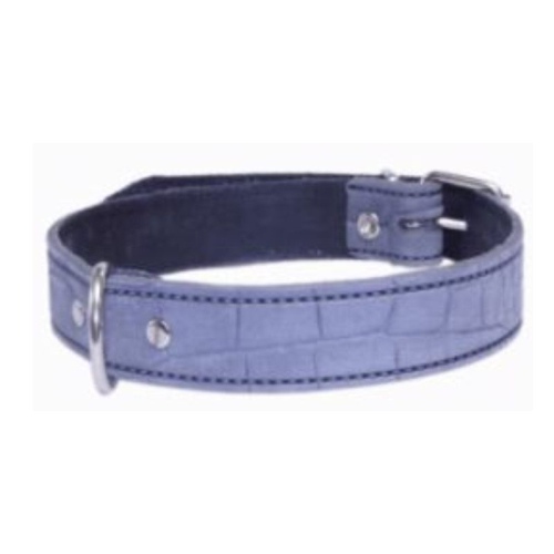 COLLAR PIEL LABRADA 25X550mm. AZUL - Imagen 3