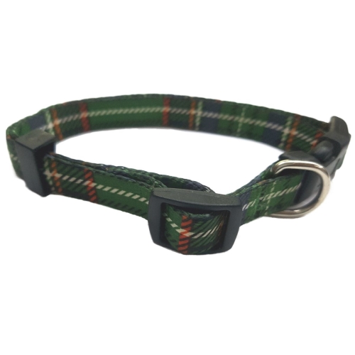 COLLAR NYLON 20 MM* 35-50 CM ESCOCE ROJO ** - Imagen 2
