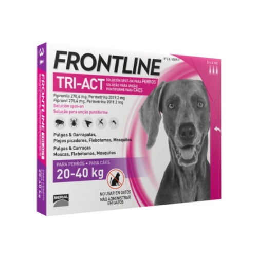 FRONTLINE TRI-ACT 10-20 KG. M 3 PIPETAS - Imagen 2