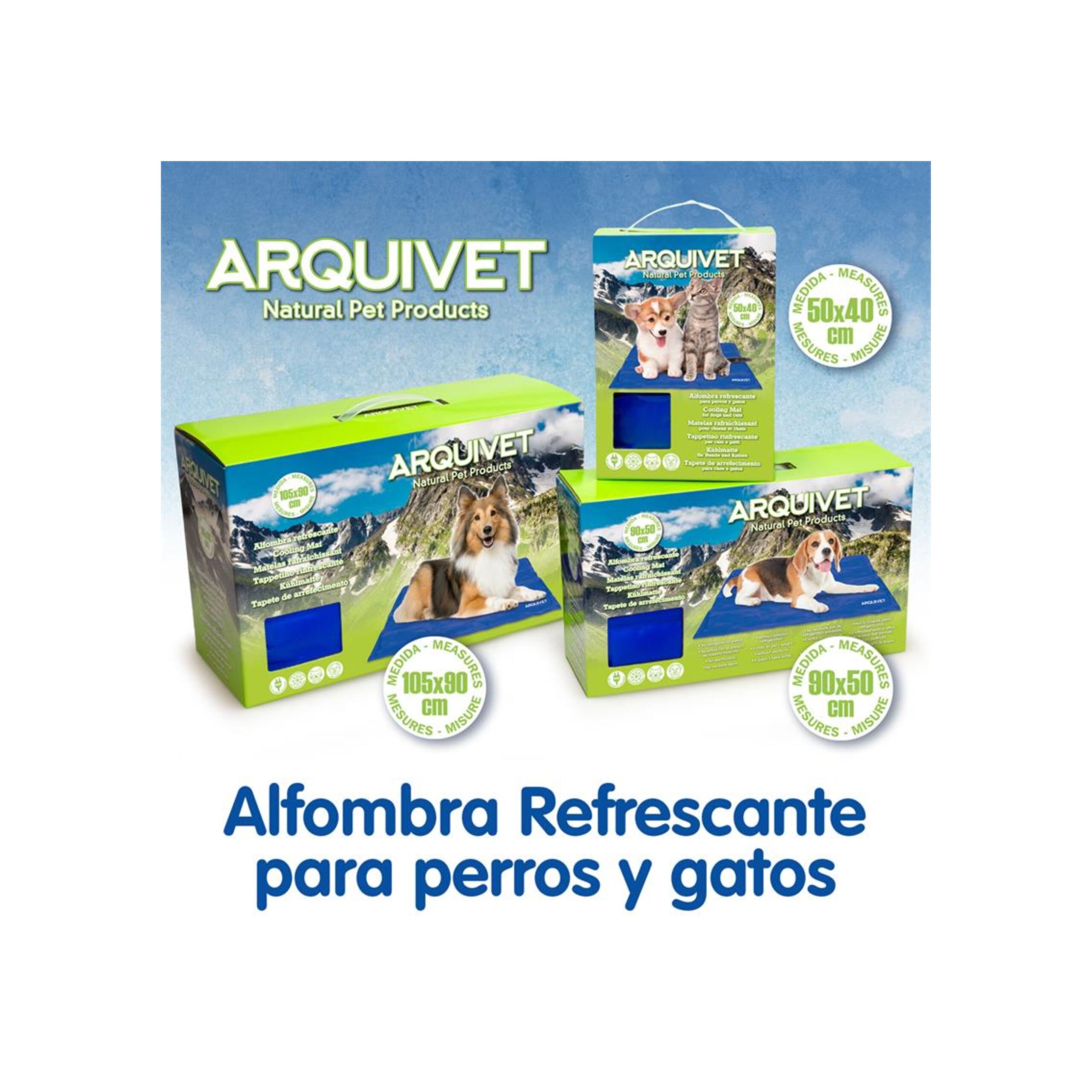ALFOMBRA REFRESCANTE Perros y Gatos 90x105 cm. - Imagen 2