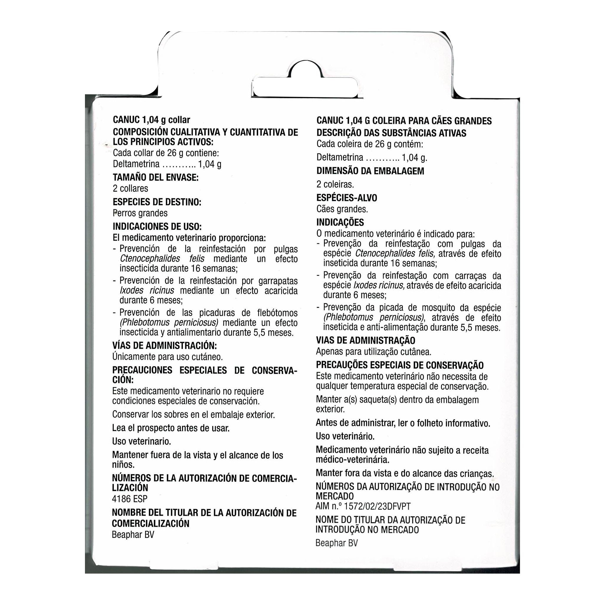 CANUC Collar Deltametrina 2 uds.de 65cm. - Imagen 3
