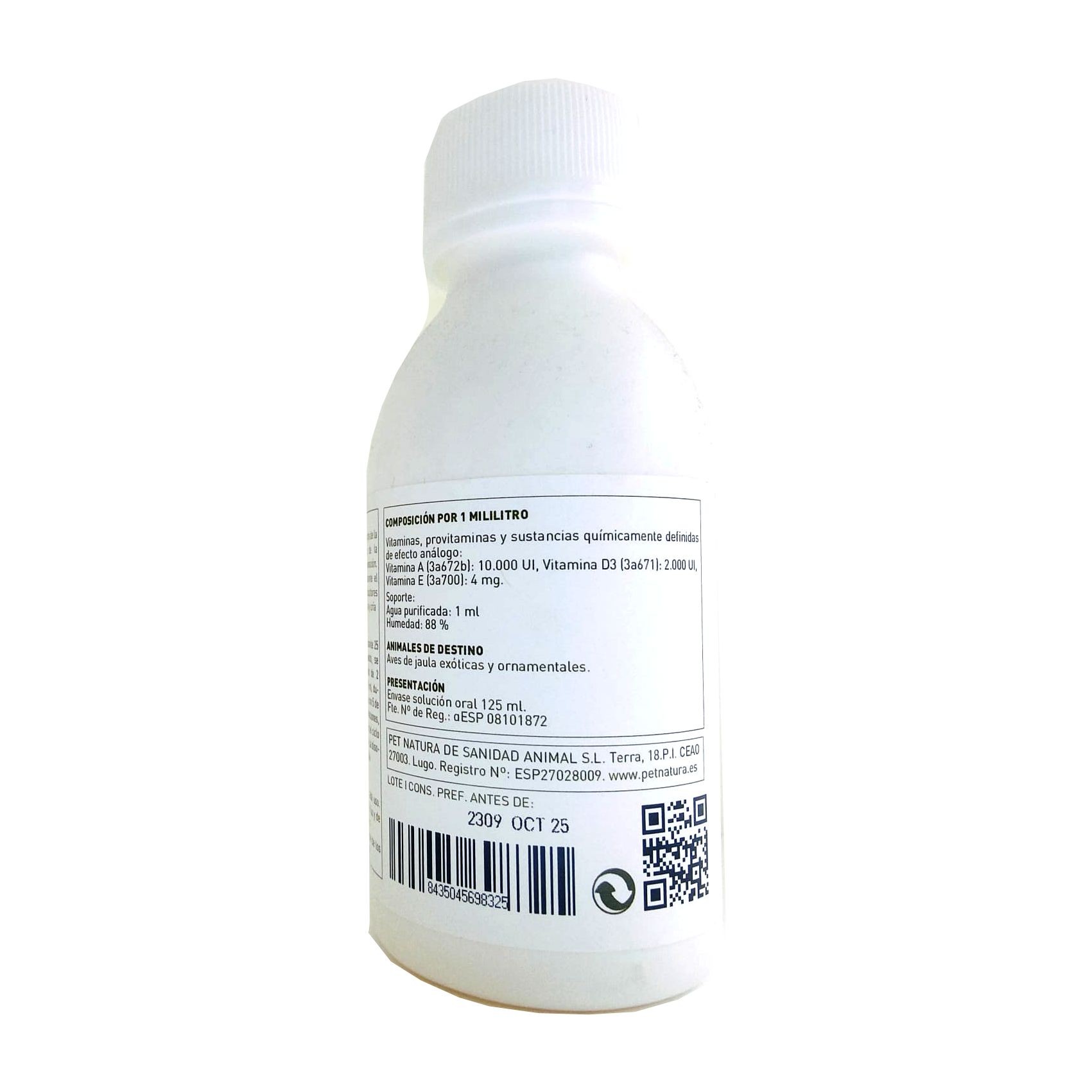AD3E FERTILIDAD 125 ML. PETNATURA - Imagen 3