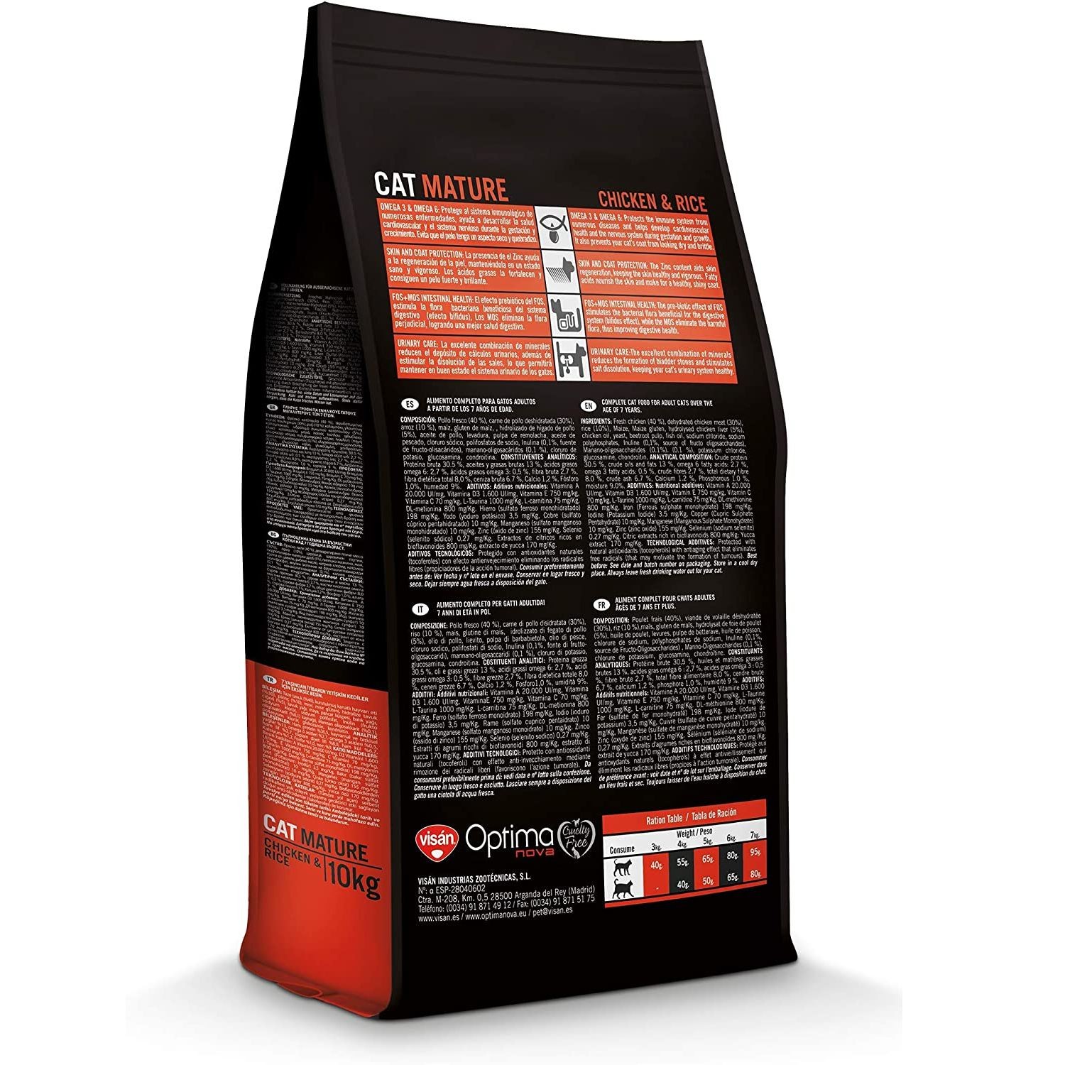 OPTIMA NOVA CAT MATURE 6 KG. - Imagen 2