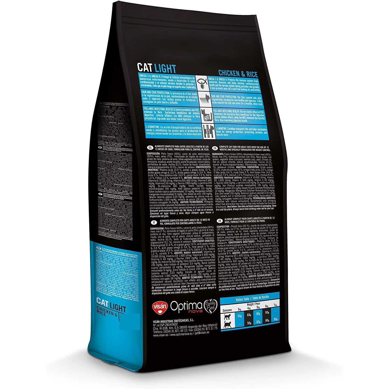 OPTIMA NOVA CAT LIGHT 2 KG. - Imagen 2