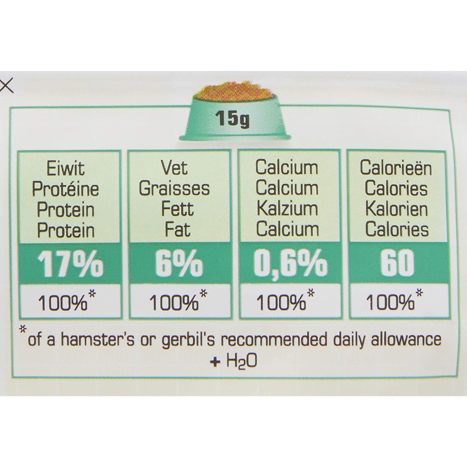 HAMSTER & GERBIL COMPLETE 500gr. Versele-Laga - Imagen 4