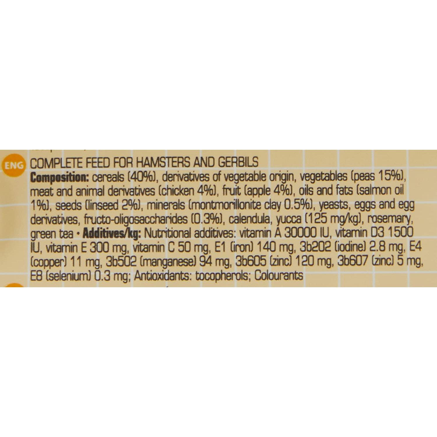 HAMSTER & GERBIL COMPLETE 500gr. Versele-Laga - Imagen 6