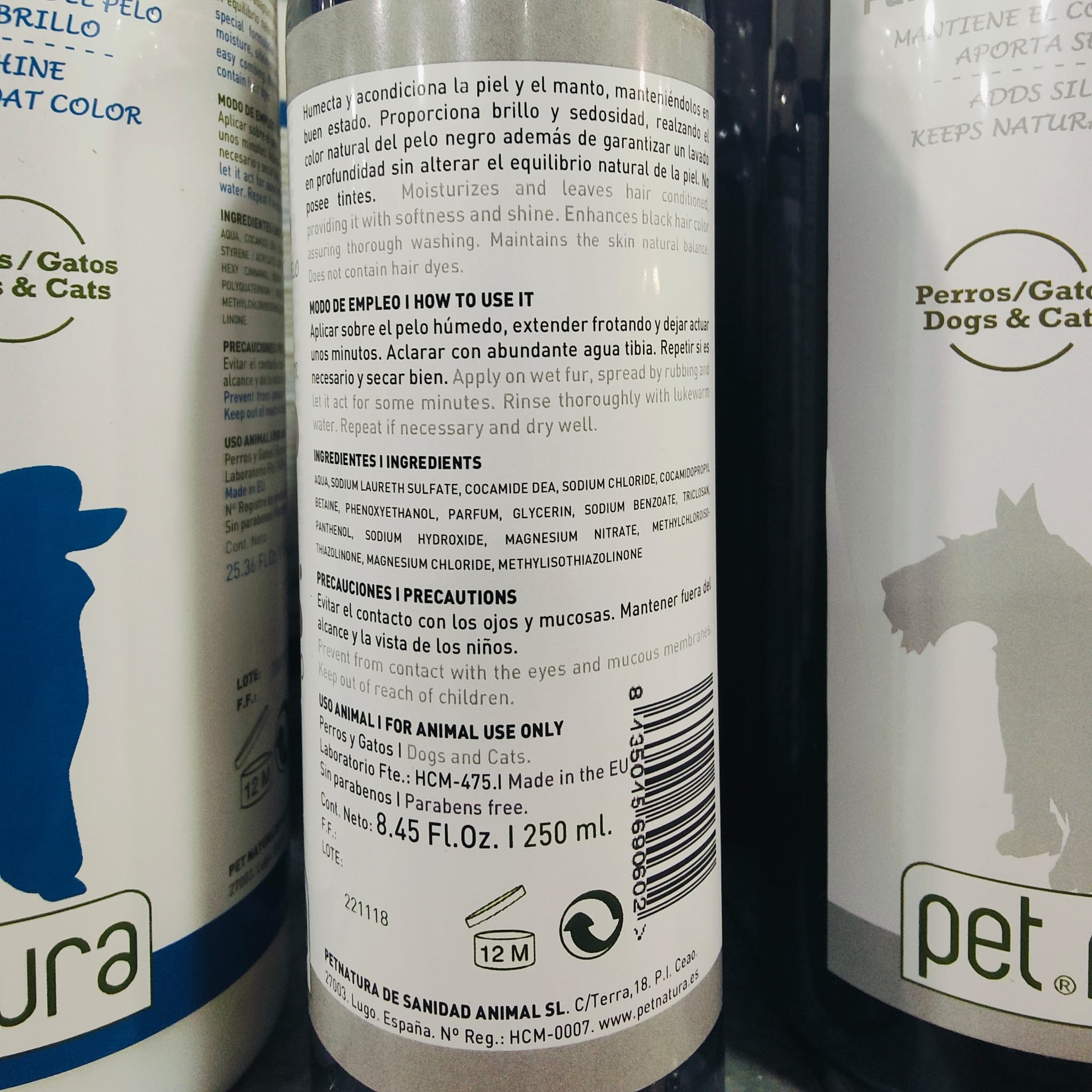 CHAMPU PELO NEGRO 250 ML.PetNatura - Imagen 4