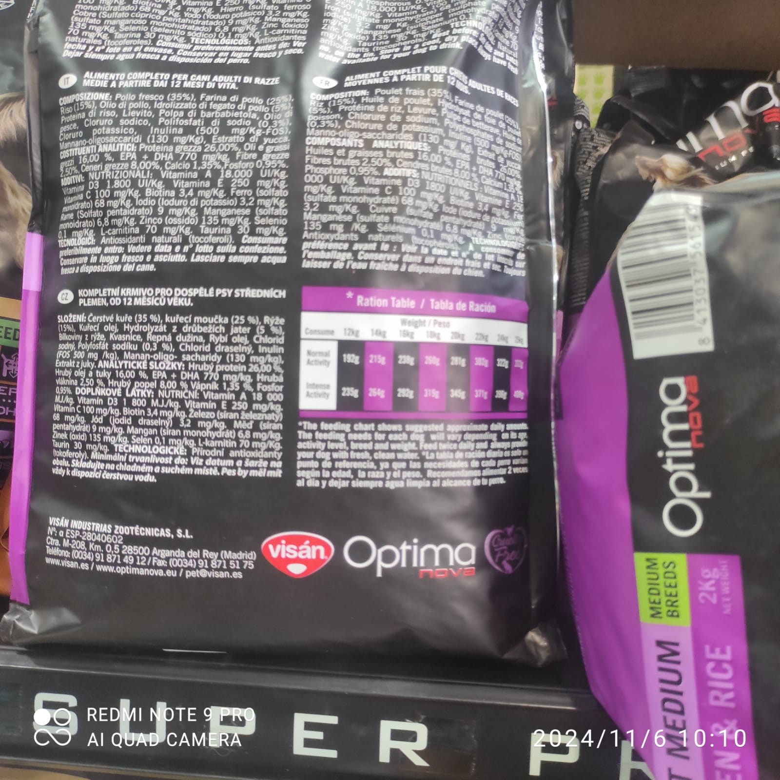 OPTIMA NOVA ADULT MEDIUM POLLO/Arroz 12 KG. - Imagen 7