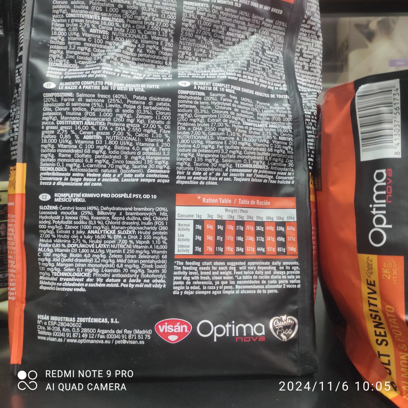 OPTIMA NOVA ADULT SENSITIVE 12 KG. - Imagen 5