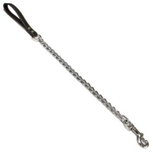 RAMAL METAL Y PIEL NEGRO 4x400 mm.
