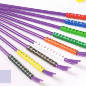 ANILLA PLAST. EXOTICOS 2.5MM NUMERADAS10UDS.